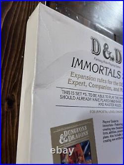 Immortals Rules Set 5 D&D Dungeons Dragons Basic 1st Boxed Set TSR 1017 RPG 1986