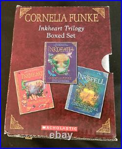 Inkheart Trilogy Boxed Set by Cornelia Funke Hard Cover Books in Slipcase