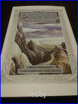 JRR Tolkien LORD OF THE RINGS Box Set