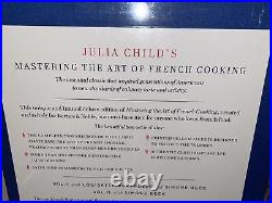 JULIA CHILD Mastering the Art of French Cooking Boxed Set DELUXE Volume I II