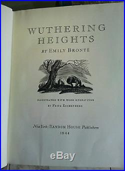 Jane Eyre & Wuthering Heights Box Set Charlotte & Emily Bronte 1944 Random House
