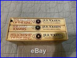 Lord Of The Rings 1965 1st Edition Revised Hardcover Book Box Set Tolkien
