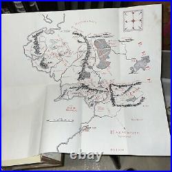 Lord Of The Rings HC Tolkien Box Set 1965 Houghton Mifflin Rare 2nd Edit with Maps