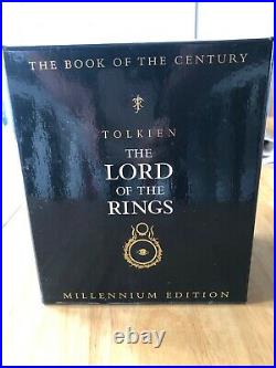 Lord Of The Rings Millennium Edition J R R Tolkien Boxed Set Book of the Century
