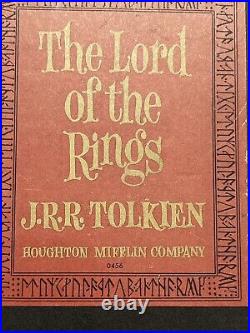 Lord Of The Rings Trilogy J. R. R. Tolkien 1965 Box Set -Second Edition withMaps