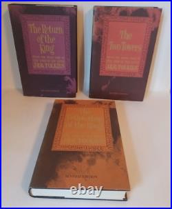 Lord Of The Rings Trilogy J. R. R. Tolkien Box Set (Hardcover 1965)