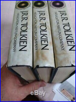 Lord of the Rings 1965 2nd Edition Revised Hardcover Book Box Set Tolkien