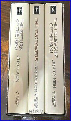 Lord of the Rings 1-3 Trilogy Book Box Set J R R Tolkien Hardcover