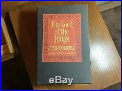 Lord of the Rings Box Set, Houghton Mifflin, 2nd Edition, 1965 Slipcase