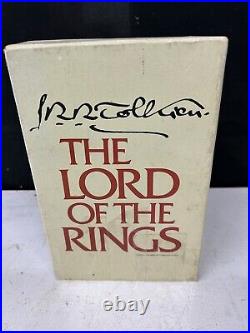 Lord of the Rings Tolkien Box Set 1978 2nd Edition 3 Hardcover Books WithMaps