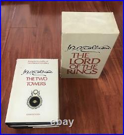 Lord of the Rings Tolkien Second Edition 1965 Box Set Colored Tops