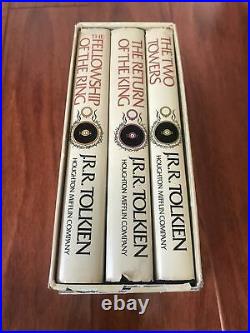 Lord of the Rings Tolkien Second Edition 1965 Box Set Colored Tops