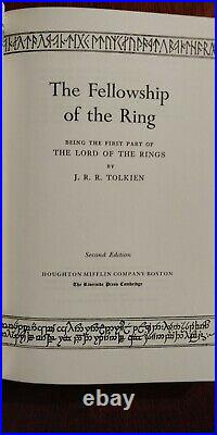 Lord of the Rings by JRR Tolkien 1965 Second Edition Box Set 8th Printing