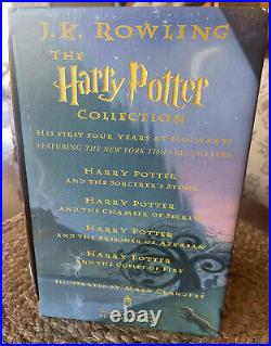 Lot of 4 (#1-4) The HARRY POTTER Collection 1st EDITION Boxed Set of Books