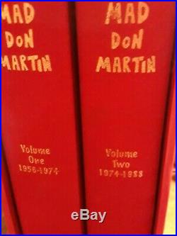 MADS GREATEST ARTISTS The Completely MAD Don Martin 2 Volume Box Set NM- 1st PR