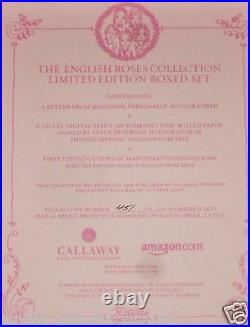 Madonna Hand Signed Autographed The English Roses L/edition 1st Ed Box Set! Rare