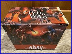 Marvel Civil War Hardcover Slipcase Box Set Complete In Box withPoster OOP