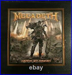 Megadeth Death By Design Limited Exclusive GN & Vinyl Mustaine New Sealed Mint