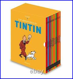 NEW The Adventures of Tintin Boxset 23 Books by Herge (English) Free Shipping