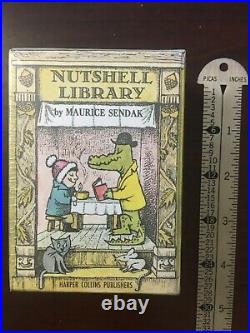 NUTSHELL LIBRARY Box set by Maurice Sendak (4 Mini Books)