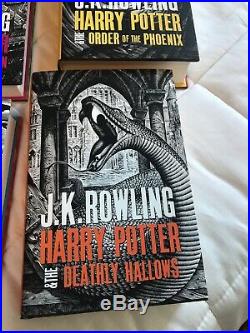 New Harry Potter Bloomsbury Collectible Box Set Books 1-7 Uk Edition