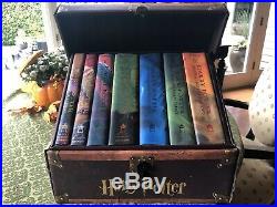 New Harry Potter Hardcover Complete Box Set in Trunk Volume 1-7 BRAND NEW MINT