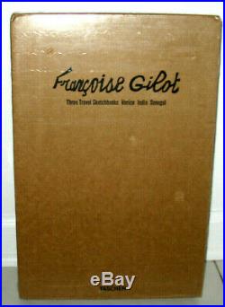 New Sealed Numbered Limited FRANCOISE GILOT THREE TRAVEL SKETCHBOOKS Box Set