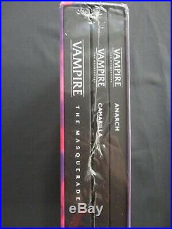 OEJ Vampire The Masquerade 5th Edition Slipcase Box Set 3 Books Hardcover
