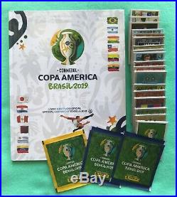 Panini Copa America 2019 2016 2015 2011 Complete Set Album Brazil