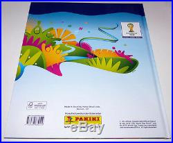 Panini Wc 2014 Deluxe Box Hardcover Album Full Set Of Stickers Brazil