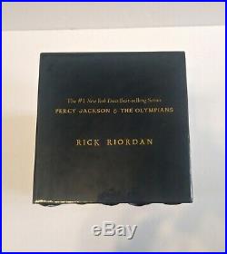 Percy Jackson & the Olympians Hardcover Complete Box Set by Rick Riordan