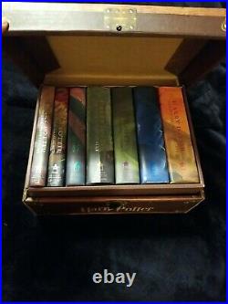 Pre owned 7 Harry Potter HARDCOVER Books Complete Series Collection Box Set