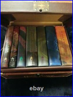 Pre owned 7 Harry Potter HARDCOVER Books Complete Series Collection Box Set