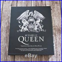 QUEEN 40 Years Of Queen Deluxe Hardback Box Set Book Slipcase CD Memorabilia