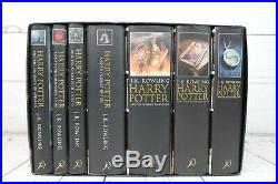 RARE HARRY POTTER ADULT EDITION 7x BOOKS HARDBACKS BOX SET COMPLETE J K ROWLING