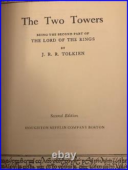 RARE Lord of the Rings Tolkien Box Set 1978 2nd Edition 3 Hardcovers