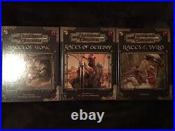 Race Series Collection Dungeons and Dragons 3.5 Hardcover Box Set Roleplay Books