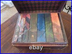 Rare Original Harry Potter Hardcover Trunk Box Set Vol 1-7 10/16/2007 MINT