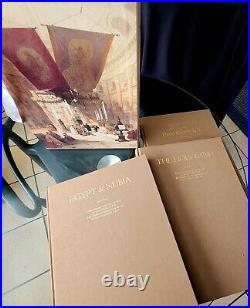 Rizzoli 2000 David Roberts Egypt Nubia The Holy Land Boxed Set 3 Hardcover Books
