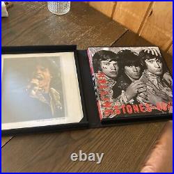 Rolling Stones 40 x 20 Hardcover-1st printing box set with photo