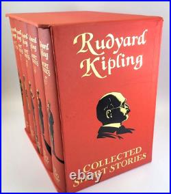 Rudyard Kipling Short Stories 5 Volumes Box Set Folio Society Vg/fine