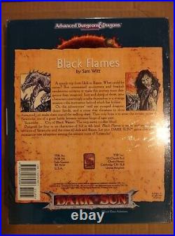 SEALED AD&D TSR 2nd Ed Dark Sun Black Flames Box Set