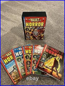 SET OF TWO VAULT OF HORROR, TALES Of THE CRYPT HARDCOVER BOX SET EC COMICS RARE