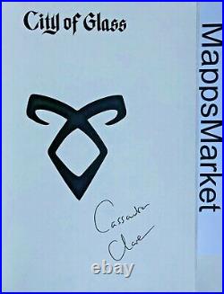 SIGNED The Mortal Instruments Set LitJoy CASSANDRA CLARE Stenciled with Slipcase