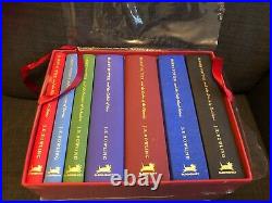 STUNNING DELUXE COLLECTOR'S EDITION Box Set 7 HARRY POTTER BOOKS 4x1st/1st 2007