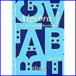 Saxon Algebra 1/2 Kit Boxed Set 9781565774997 SAXON PUBLISHERS SAXON PUBLISHERS