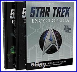 Star Trek Encyclopedia Revised and Expanded 2016 Box Set Used (Shelf Wear) Rare