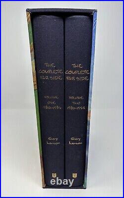 THE COMPLETE FAR SIDE 1980-1994 Gary Larson 2 Book Hardcover Boxed Set