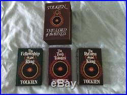 THE LORD OF THE RINGS -Hardback Box Set 1978. FINE. Rare in this condition