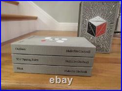 TIPPING POINT BLINK OUTLIERS Malcolm Gladwell 1st Illustrated Edition 3 Vol Set
